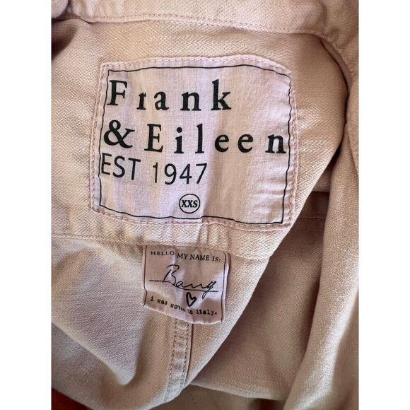FRANK & EILEEN ITALIAN COTTON BARRY SHIRT SIZE XXS MSRP$238 - Picture 5 of 10